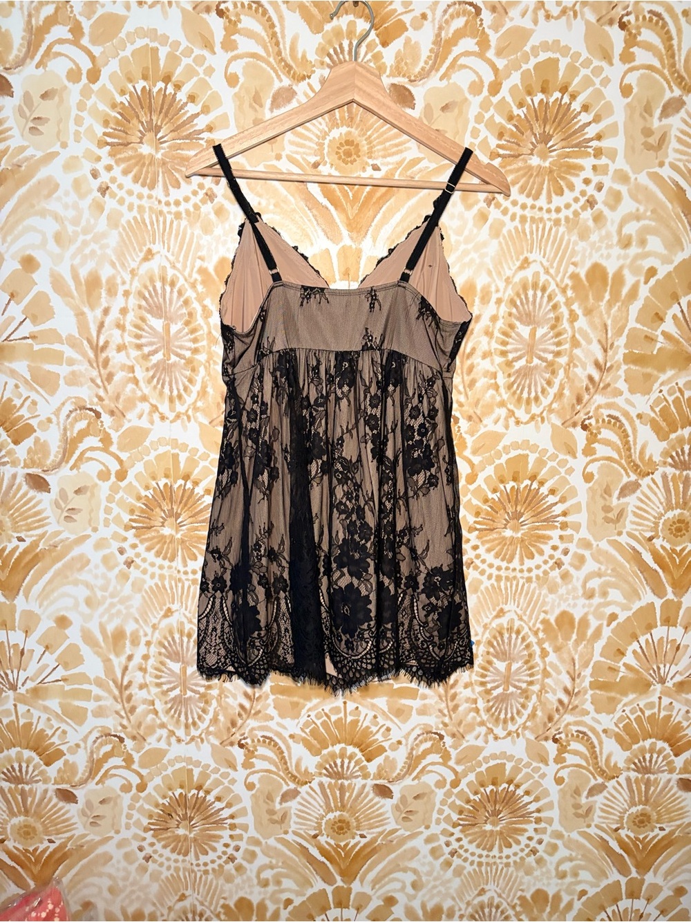 Soma Floral Lace Chemise Dress L Romantic Feminine Soft Girl - Picture 6 of 10